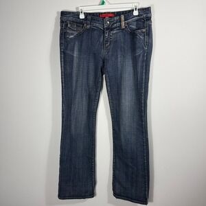 Armor Jeans Y2K Bedazzled Bootcut Jeans Bling 13/14 Womens Size 10 12 Large
